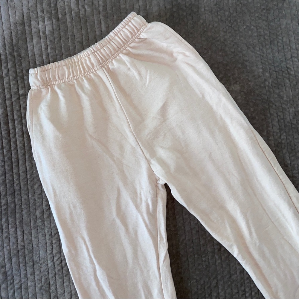 High-waisted joggers